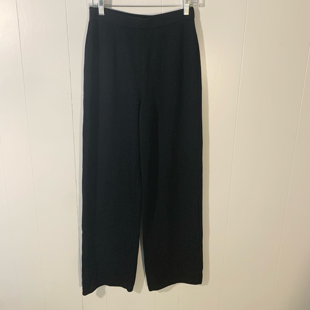 St. John Collection navy knit pants